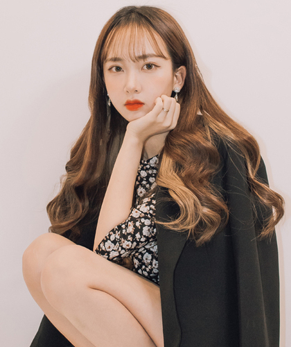 (인스타 지인님)★ 브라운&골드 투톤컬러/ 16인치 / 스킬 땋기 붙임머리 시술